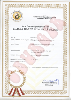 Gıda İzni ve Gıda Sicili Belgesi - HazırDönder.com